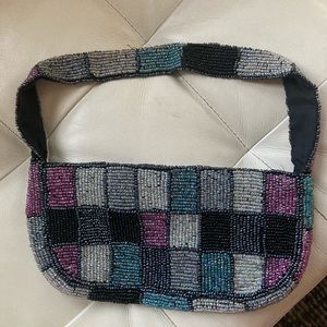 Beaded hand bag purse